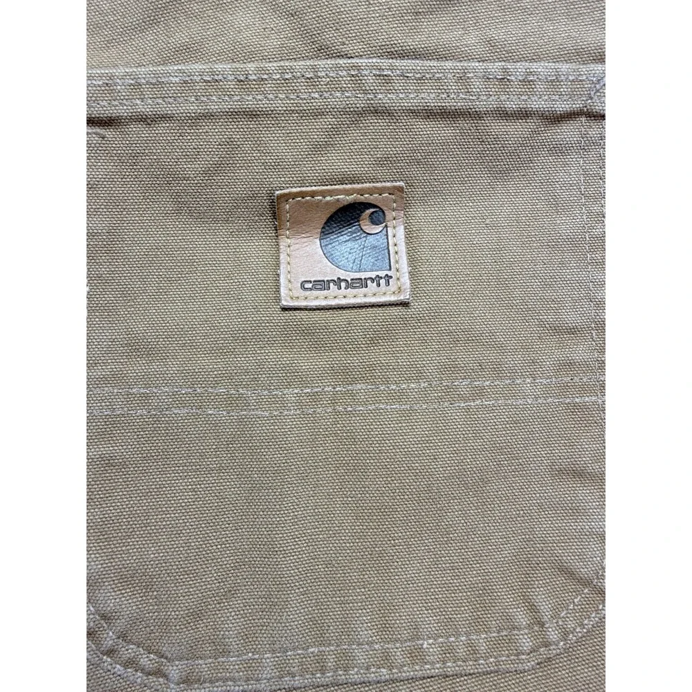VTG 1999 Carhartt B25 BRN Shorts Made in USA Deadstock NOS Carpenter Canvas 42